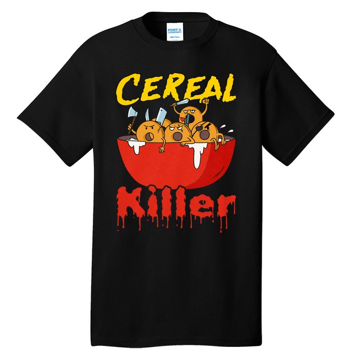 Serial Killer Parody Cereal Killer Tall T-Shirt