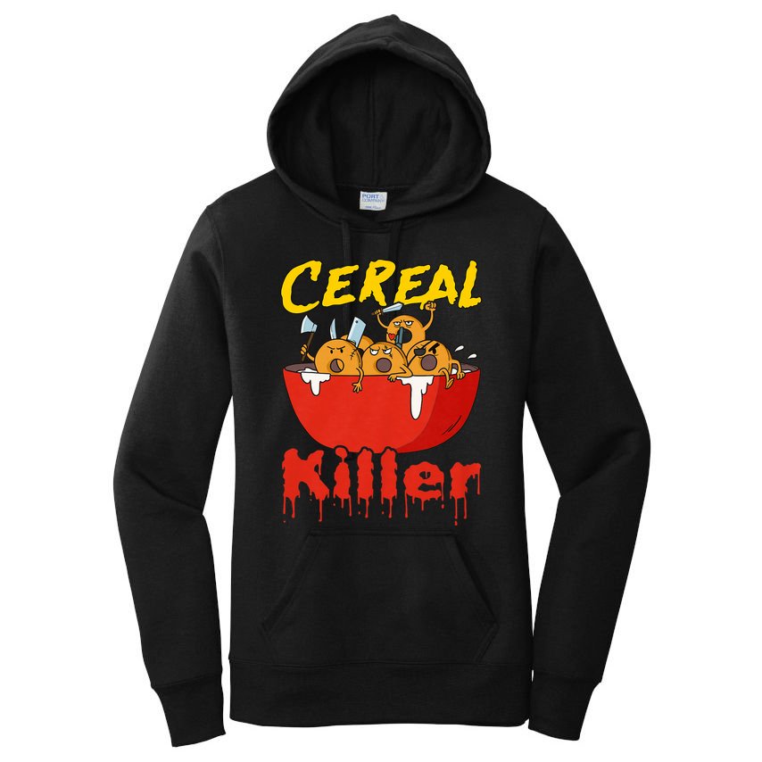 Serial Killer Parody Cereal Killer Women's Pullover Hoodie