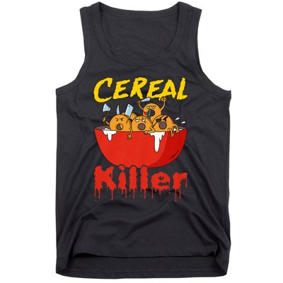 Serial Killer Parody Cereal Killer Tank Top