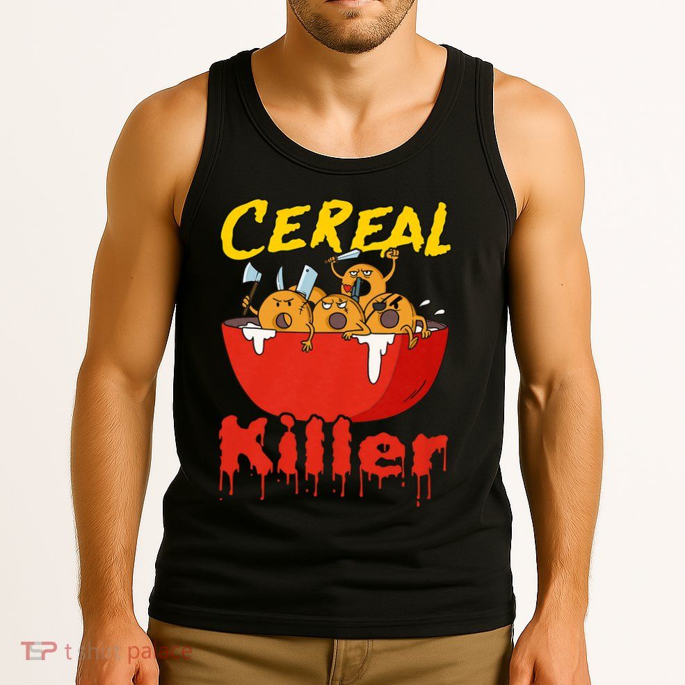 Serial Killer Parody Cereal Killer Tank Top