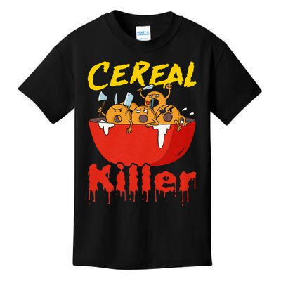 Serial Killer Parody Cereal Killer Kids T-Shirt