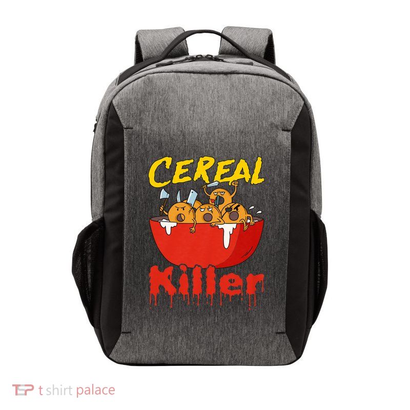 Serial Killer Parody Cereal Killer Vector Backpack