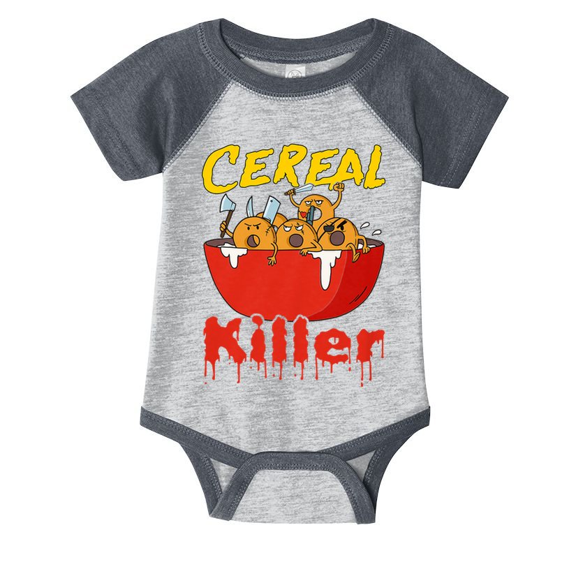 Serial Killer Parody Cereal Killer Infant Baby Jersey Bodysuit