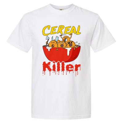 Serial Killer Parody Cereal Killer Garment-Dyed Heavyweight T-Shirt