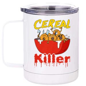 Serial Killer Parody Cereal Killer 12 oz Stainless Steel Tumbler Cup