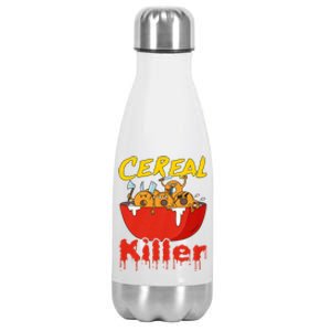 Serial Killer Parody Cereal Killer Stainless Steel Insulated Water Bottle