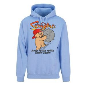 Sisyphus Keep Rollin Rollin Rollin Rollin Unisex Surf Hoodie