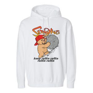 Sisyphus Keep Rollin Rollin Rollin Rollin Garment-Dyed Fleece Hoodie