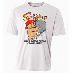 Sisyphus Keep Rollin Rollin Rollin Rollin Cooling Performance Crew T-Shirt