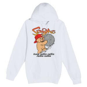 Sisyphus Keep Rollin Rollin Rollin Rollin Premium Pullover Hoodie