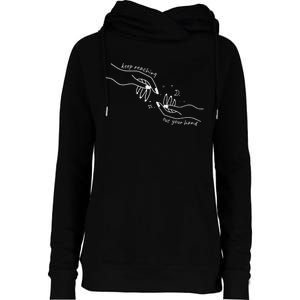 Sjm Keep Reaching Out Your Hand Nesta Archeron Womens Funnel Neck Pullover Hood