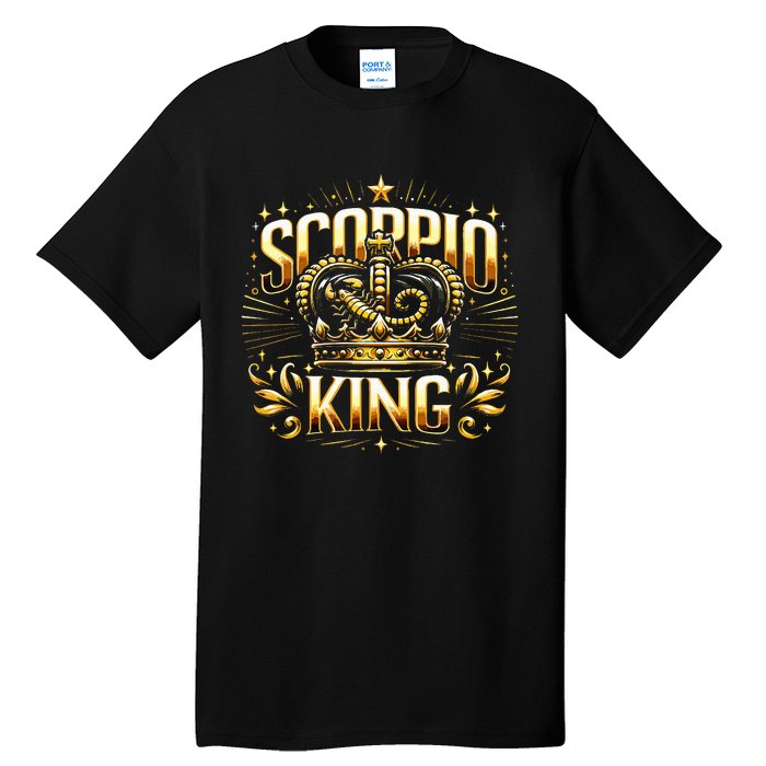 Scorpio King 's Birthday Scorpion Sign November Born  Tall T-Shirt