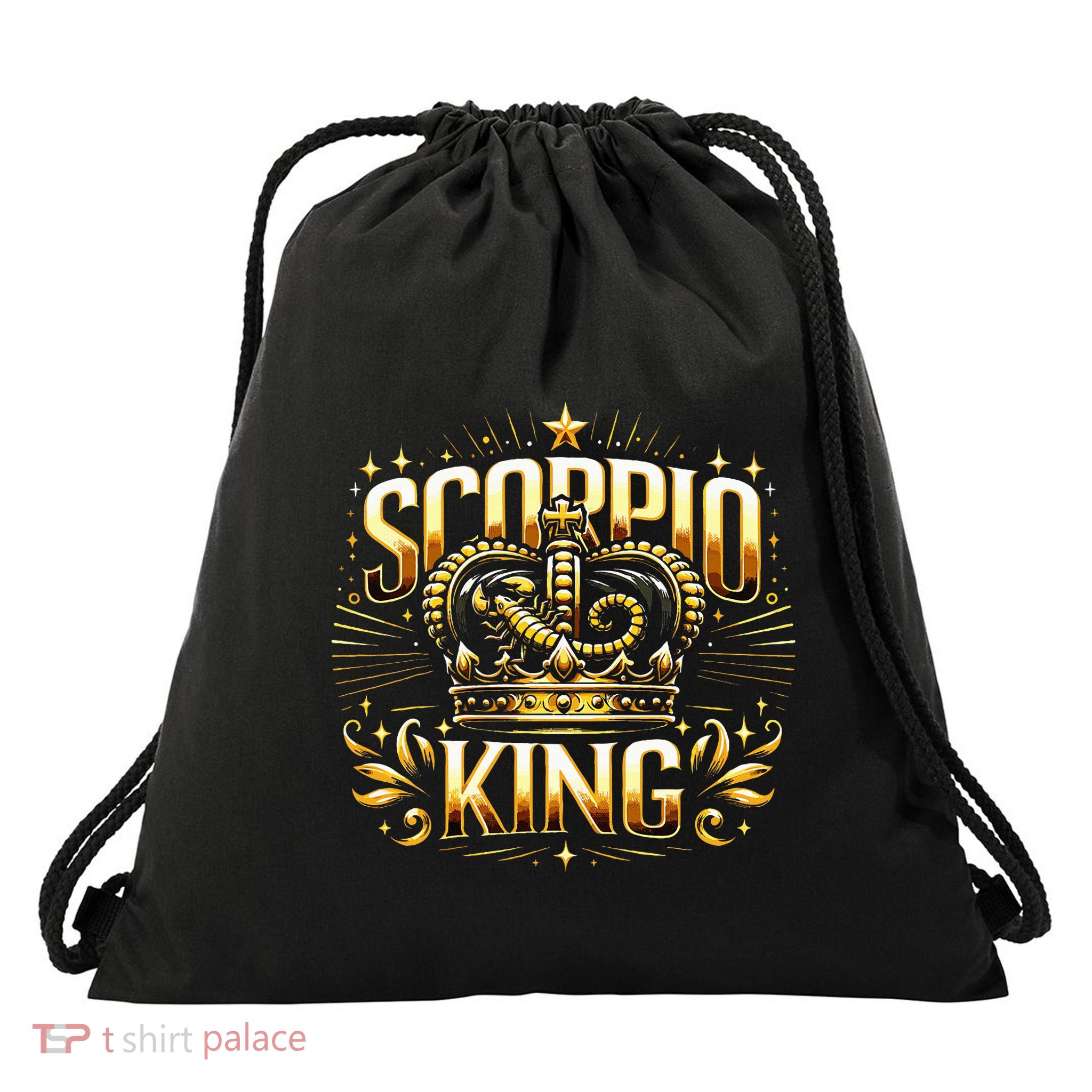 Scorpio King 's Birthday Scorpion Sign November Born  Drawstring Bag