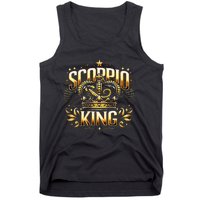 Scorpio King 's Birthday Scorpion Sign November Born  Tank Top