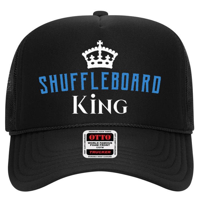 Shuffleboard King High Crown Mesh Back Trucker Hat