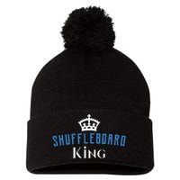 Shuffleboard King Pom Pom 12in Knit Beanie