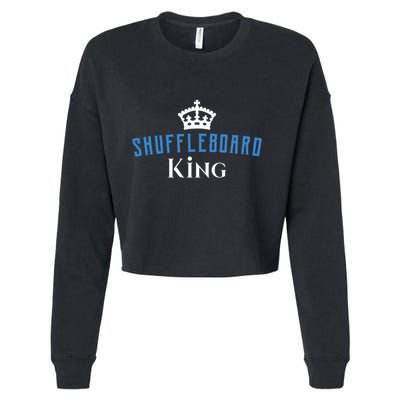 Shuffleboard King Cropped Pullover Crew