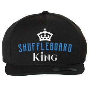 Shuffleboard King Wool Snapback Cap