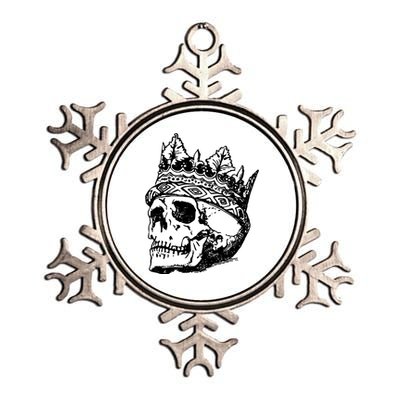 Skull King Metallic Star Ornament