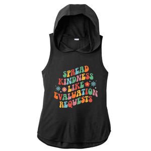 Spread Kindness School Psychologist School Psych Ladies PosiCharge Tri-Blend Wicking Draft Hoodie Tank