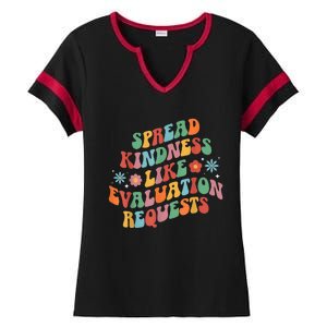 Spread Kindness School Psychologist School Psych Ladies Halftime Notch Neck Tee