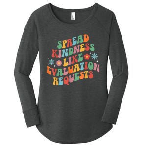 Spread Kindness School Psychologist School Psych Women's Perfect Tri Tunic Long Sleeve Shirt