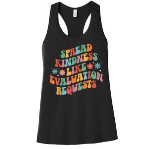 Spread Kindness School Psychologist School Psych Women's Racerback Tank