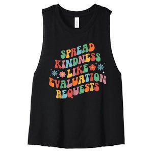 Spread Kindness School Psychologist School Psych Women's Racerback Cropped Tank