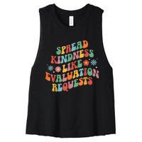 Spread Kindness School Psychologist School Psych Women's Racerback Cropped Tank