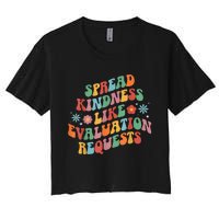 Spread Kindness School Psychologist School Psych Women's Crop Top Tee