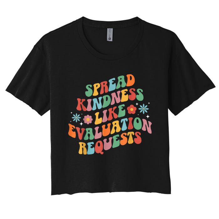 Spread Kindness School Psychologist School Psych Women's Crop Top Tee