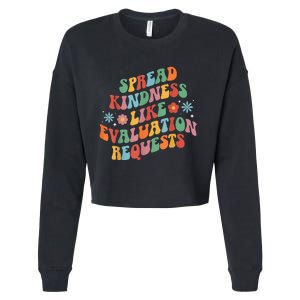 Spread Kindness School Psychologist School Psych Cropped Pullover Crew