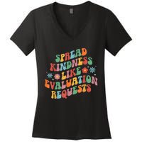 Spread Kindness School Psychologist School Psych Women's V-Neck T-Shirt