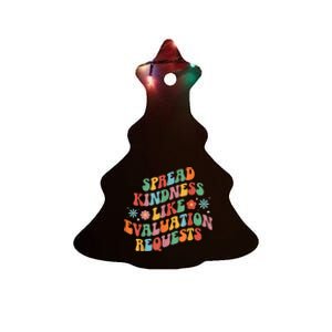 Spread Kindness School Psychologist School Psych Ceramic Tree Ornament