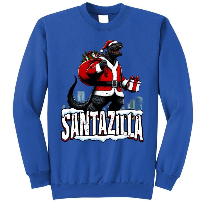 Santazilla Kaiju Santa Christmas Japanese Monster Xmas Cool Gift Sweatshirt