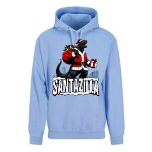 Santazilla Kaiju Santa Christmas Japanese Monster Xmas Cool Gift Unisex Surf Hoodie