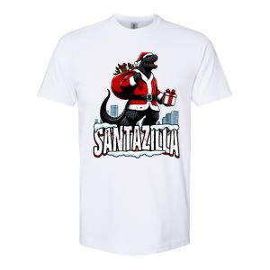 Santazilla Kaiju Santa Christmas Japanese Monster Xmas Cool Gift Softstyle CVC T-Shirt