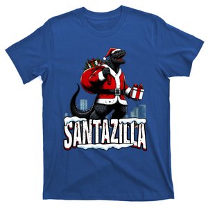 Santazilla Kaiju Santa Christmas Japanese Monster Xmas Gift T-Shirt