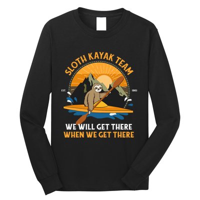 Sloth Kayak Sloth Kayak Team Long Sleeve Shirt