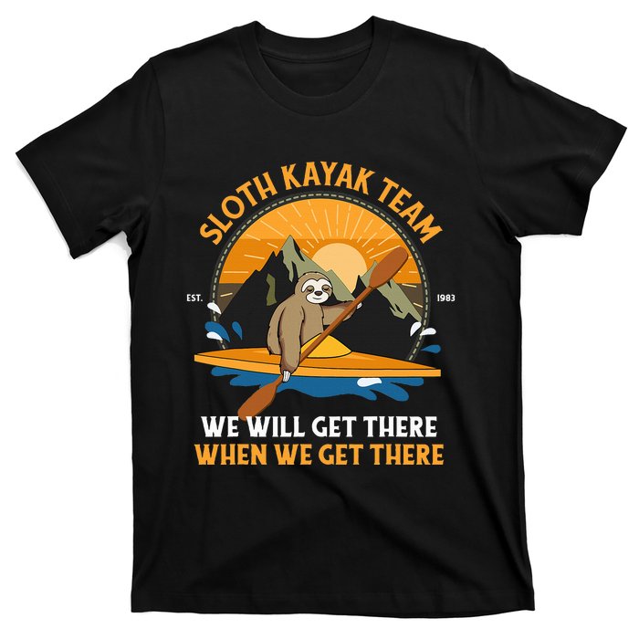 Sloth Kayak Sloth Kayak Team T-Shirt