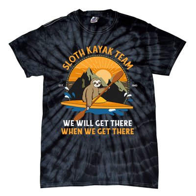 Sloth Kayak Sloth Kayak Team Tie-Dye T-Shirt