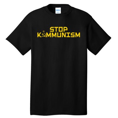 Stop Kammunism Stop Commiela Harris Vote Trump Vance 2024 Tall T-Shirt