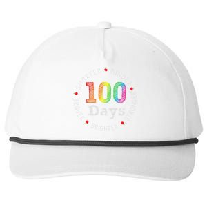 Smarter Kinder Stronger Brighter 100 Days Of School Snapback Five-Panel Rope Hat