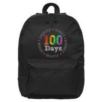 Smarter Kinder Stronger Brighter 100 Days Of School 16 in Basic Backpack