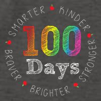 Smarter Kinder Stronger Brighter 100 Days Of School Vector Backpack