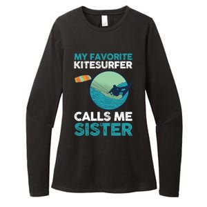 Surfing Kitesurfing Sister Kitesurfer Meaningful Gift Womens CVC Long Sleeve Shirt