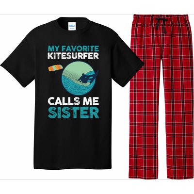 Surfing Kitesurfing Sister Kitesurfer Meaningful Gift Pajama Set