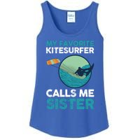 Surfing Kitesurfing Sister Kitesurfer Meaningful Gift Ladies Essential Tank