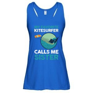 Surfing Kitesurfing Sister Kitesurfer Meaningful Gift Ladies Essential Flowy Tank