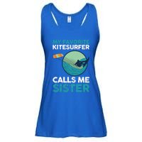 Surfing Kitesurfing Sister Kitesurfer Meaningful Gift Ladies Essential Flowy Tank